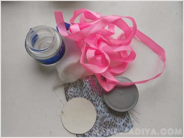Игольница-шкатулка из баночки из-под крема. Needle bed-box Needle bed-box of jars DIY step-by-step tutorials