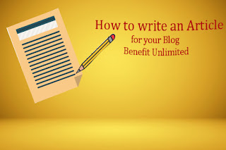 how to write an article how to write an article