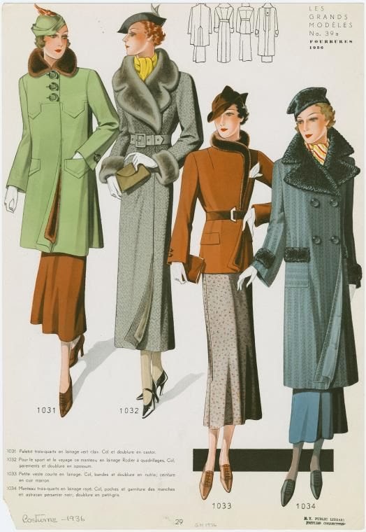 ADORED VINTAGE: Vintage 1930s Coats from Catalogs and ...