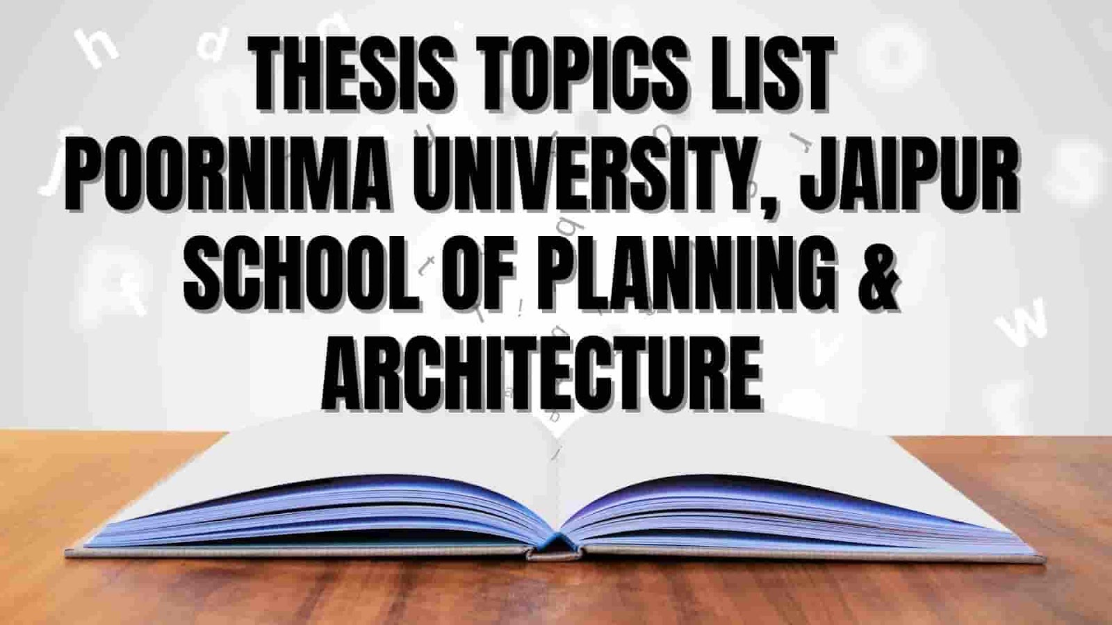 thesis topics in india