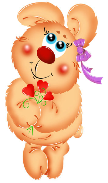 Valentine_Bear_with_Hearts_Bouquet_PNG_Picture.png