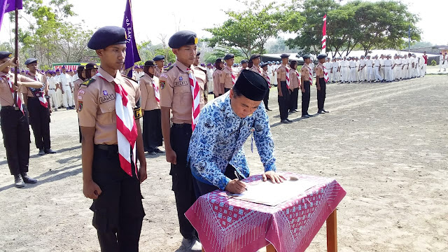 Upacara Pelantikan Dewan Ambalan Penegak Gugus Depan SMK Sakti Gemolong