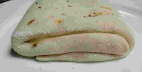 Folded and layered dough for amritsari kulcha