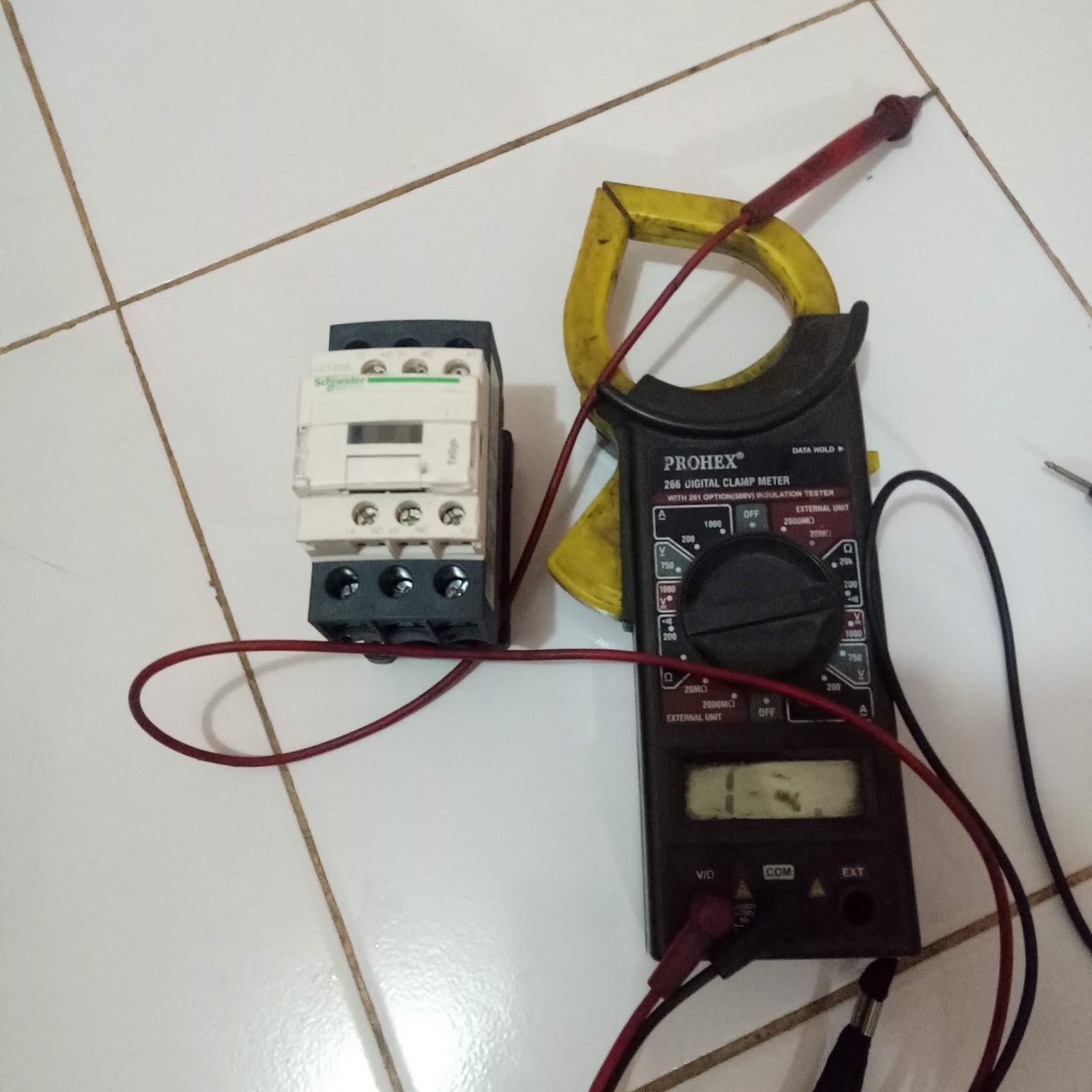 Cara cek kondisi kontaktor baik atau rusak TEKNIK