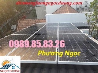 Hệ thống điện mặt trời hòa lưới 6,3 kW 01 pha, điện mặt trời nối lưới