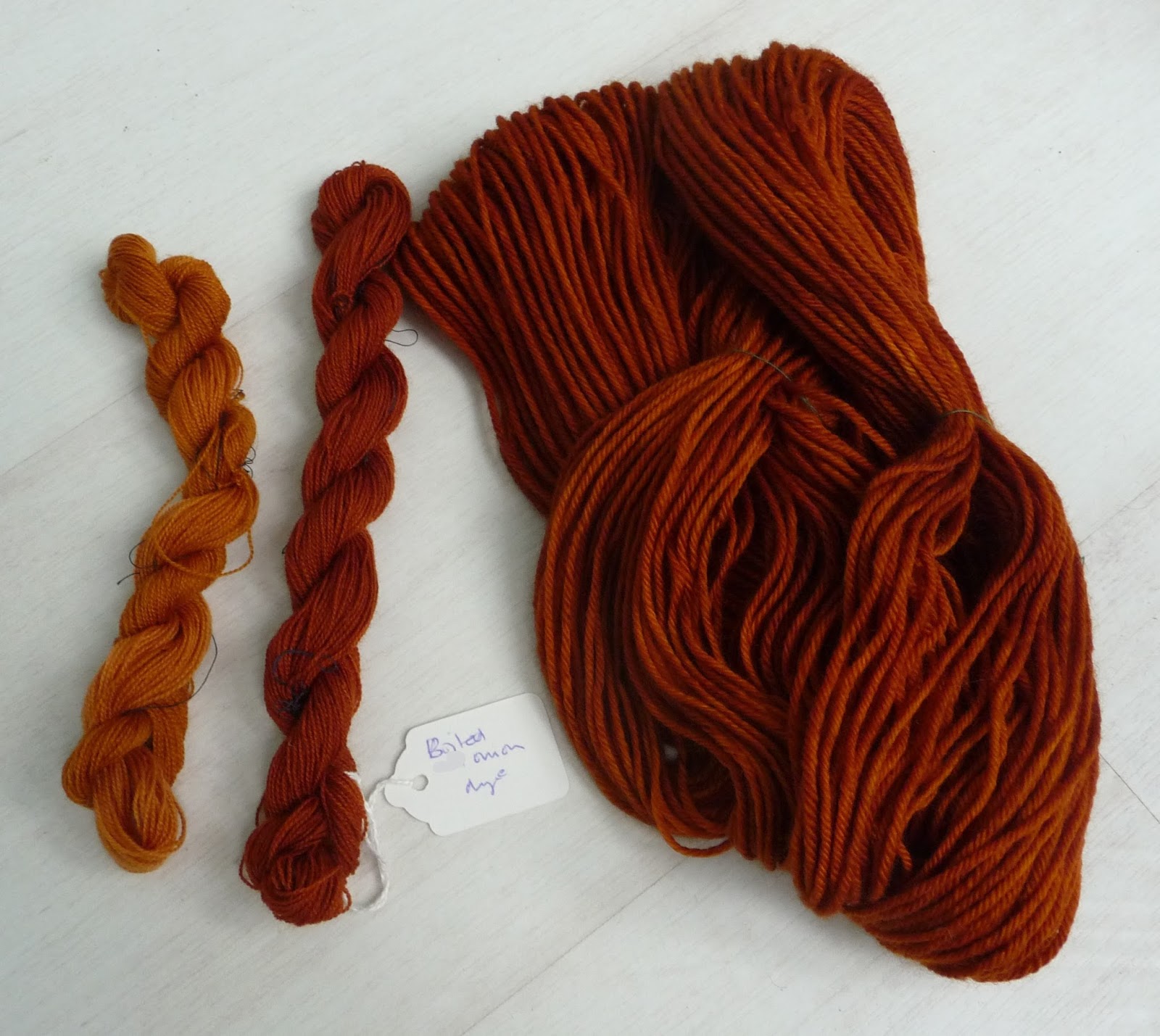 Wool Tribulations of Hand Spinning and Herbal Dyeing Dyes from Brown