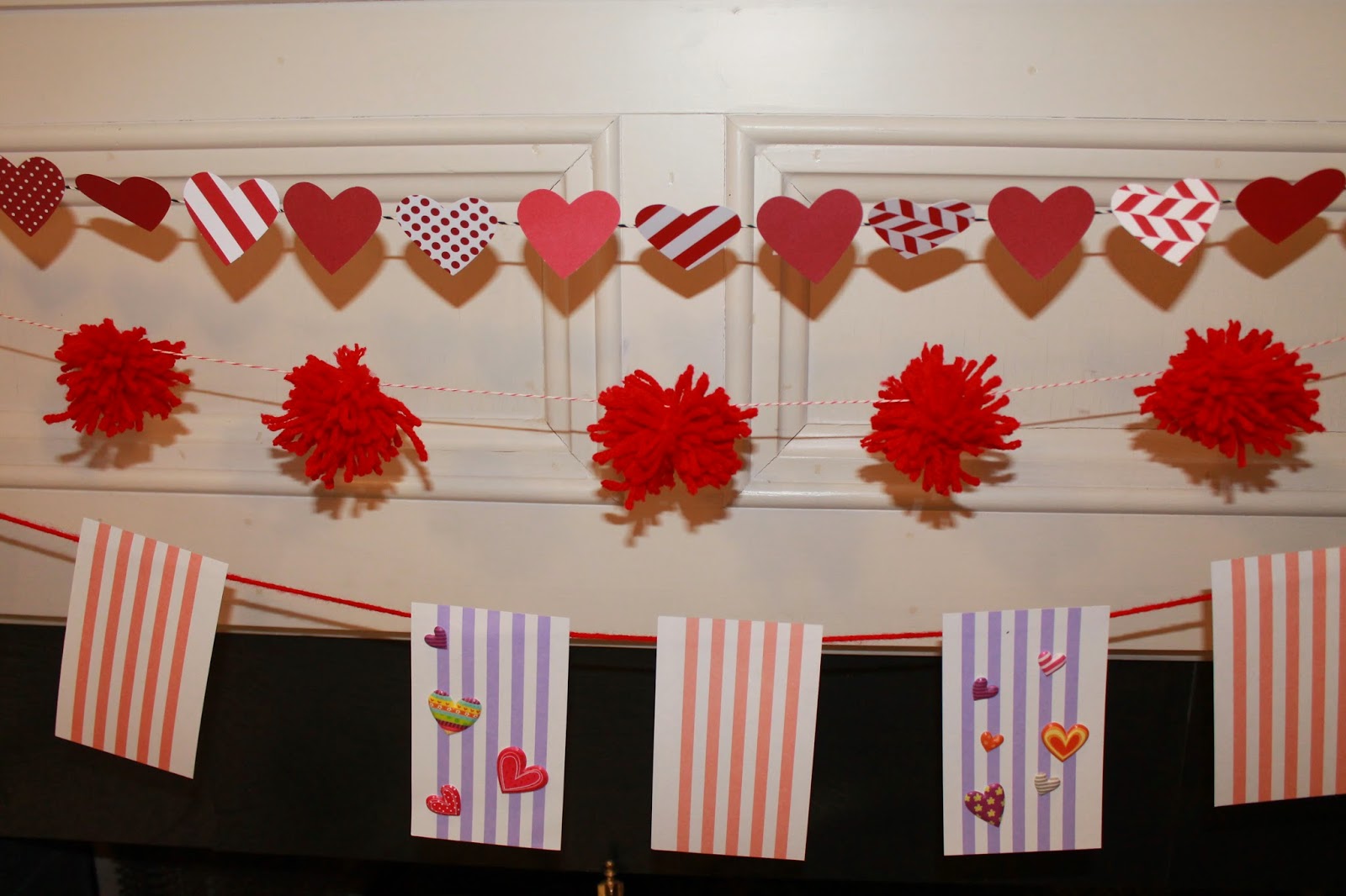 Polka-Dotty Place: DIY Valentine Garlands
