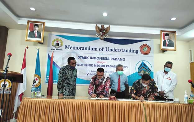 STMIK Indonesia Padang dan PNP Tandatangani MoU
