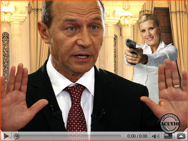 Funny photo Traian Basescu Elena Udrea Scenarii