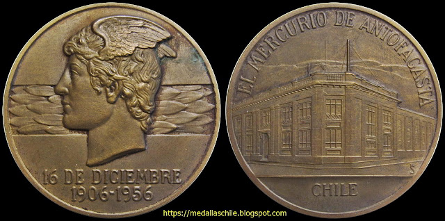 El Mercurio de Antofagasta Medalla Cincuentenario