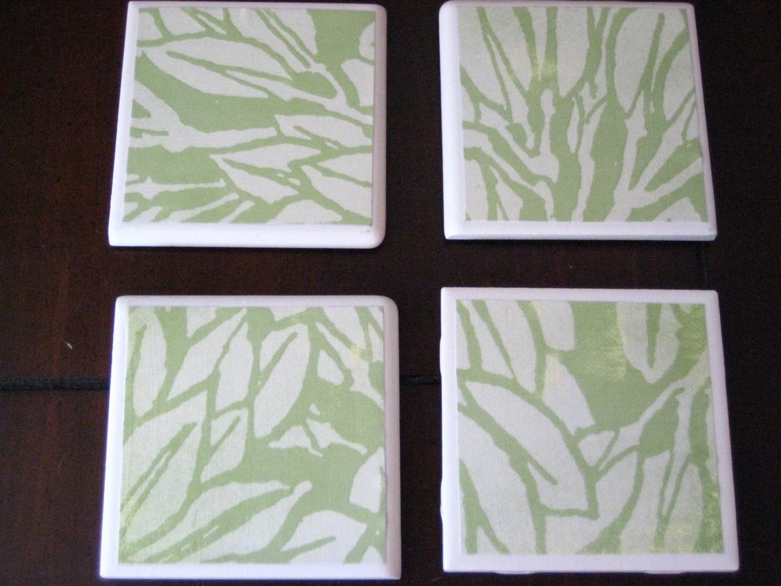 HOMEMADE TILE COASTERS MAKING A FEW MORE visual data 8