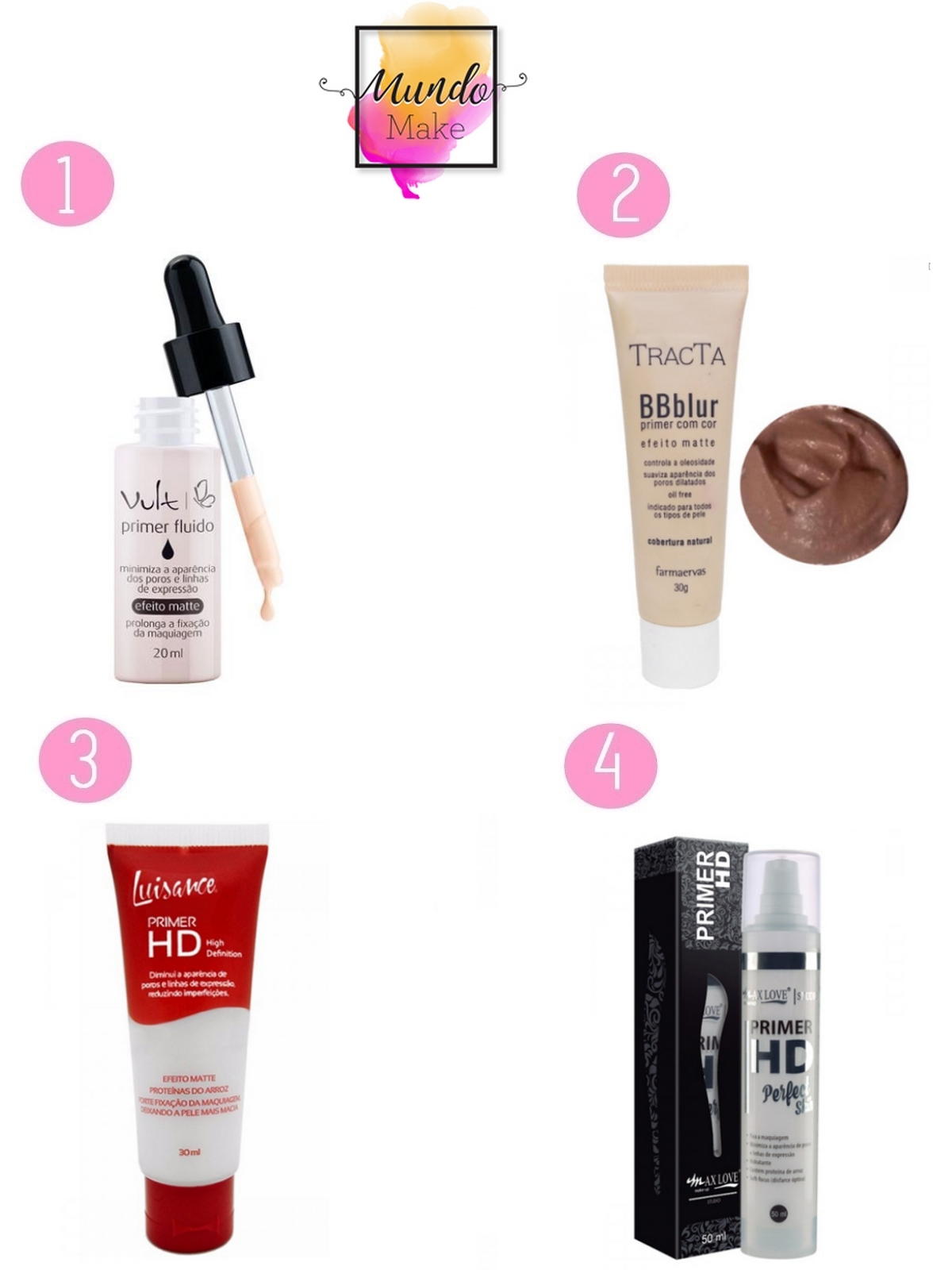 Primer facial para maquiagem Top 4 melhores primers para uma maquiagem perfeita Mundo Das