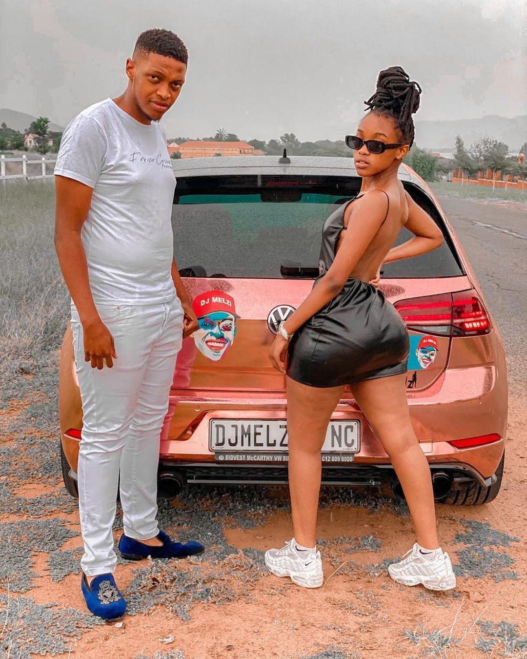 Photos of DJ Melzi and his girlfriend