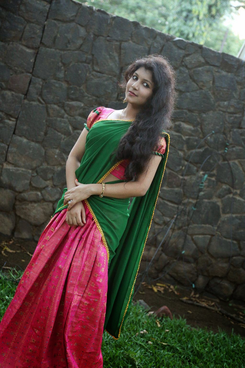 Raksha Raj Latest Glamour Half Saree Images At Kamara Kattu Movie ...