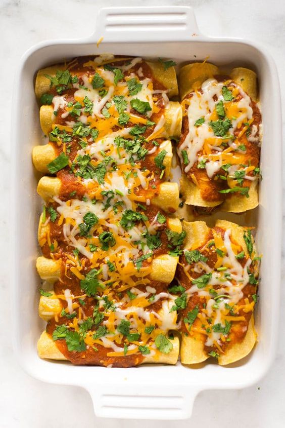 Shredded Chicken Enchiladas My Best Cooking