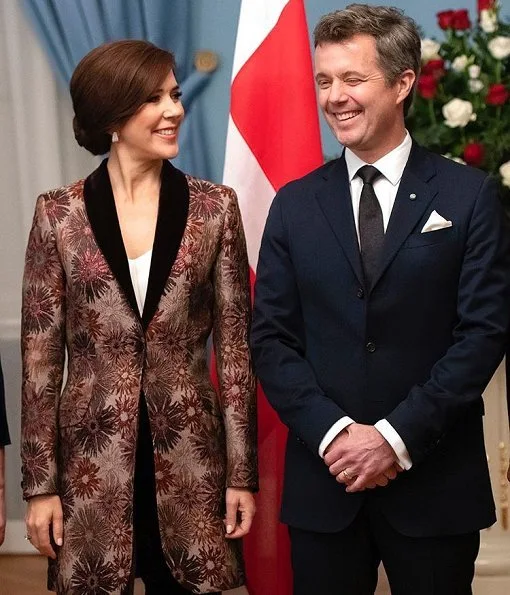 President Raimonds Vējonis and First Lady  Iveta Vējone held an official dinner for Crown Prince couple