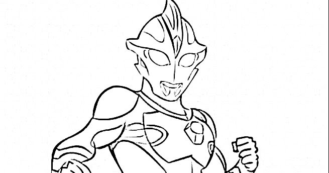 gambar mewarnai ultraman