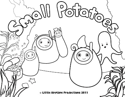 erica kepler: Small Potatoes Coloring Pages!