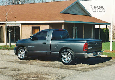 2003 Dodge Hemi Charcoal Slate Gray Before Custom Suspension