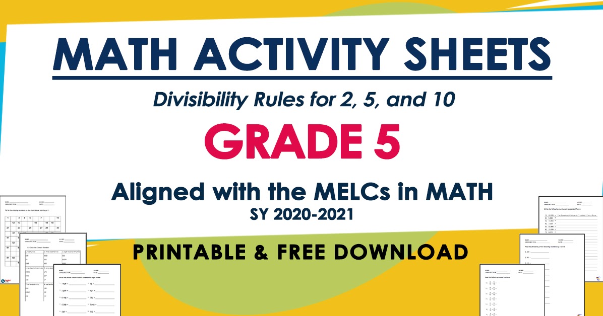 grade 5 learning activity sheets 4th quarter