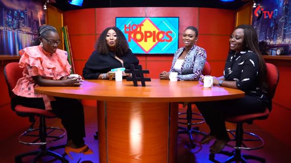 Untitled Singer Waje, Toyosi Philips and Jennifer join Latasha Ngwube on the hottest episode yet of Linda Ikeji TV's Hot Topics