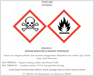Contoh Penerapan Label Kemasan B3