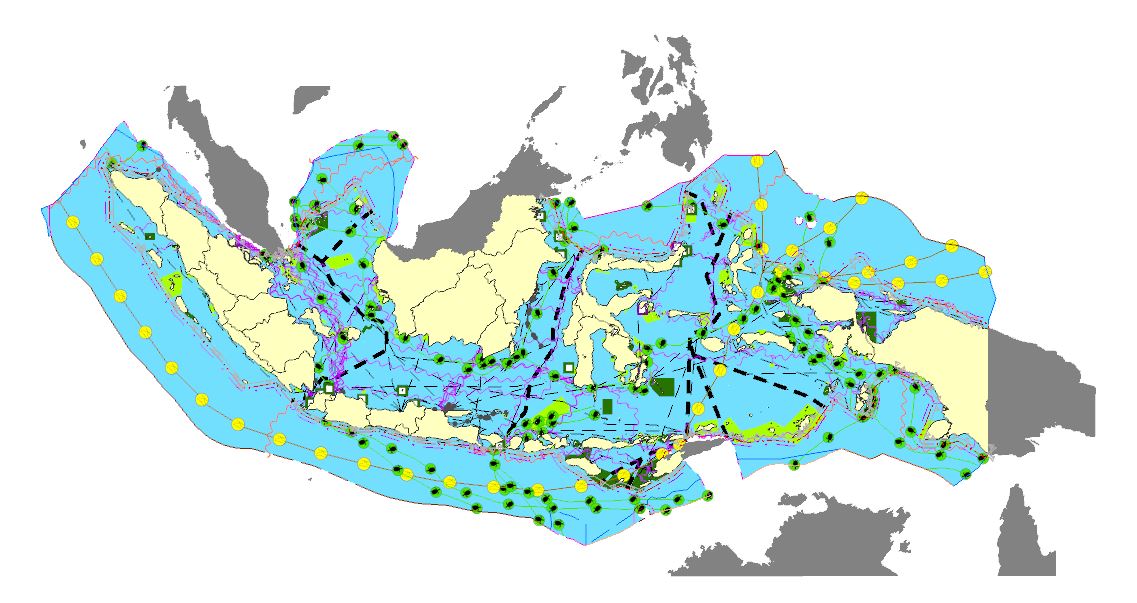 Rencana Tata Ruang Laut Nasional Format Shapefile (SHP)