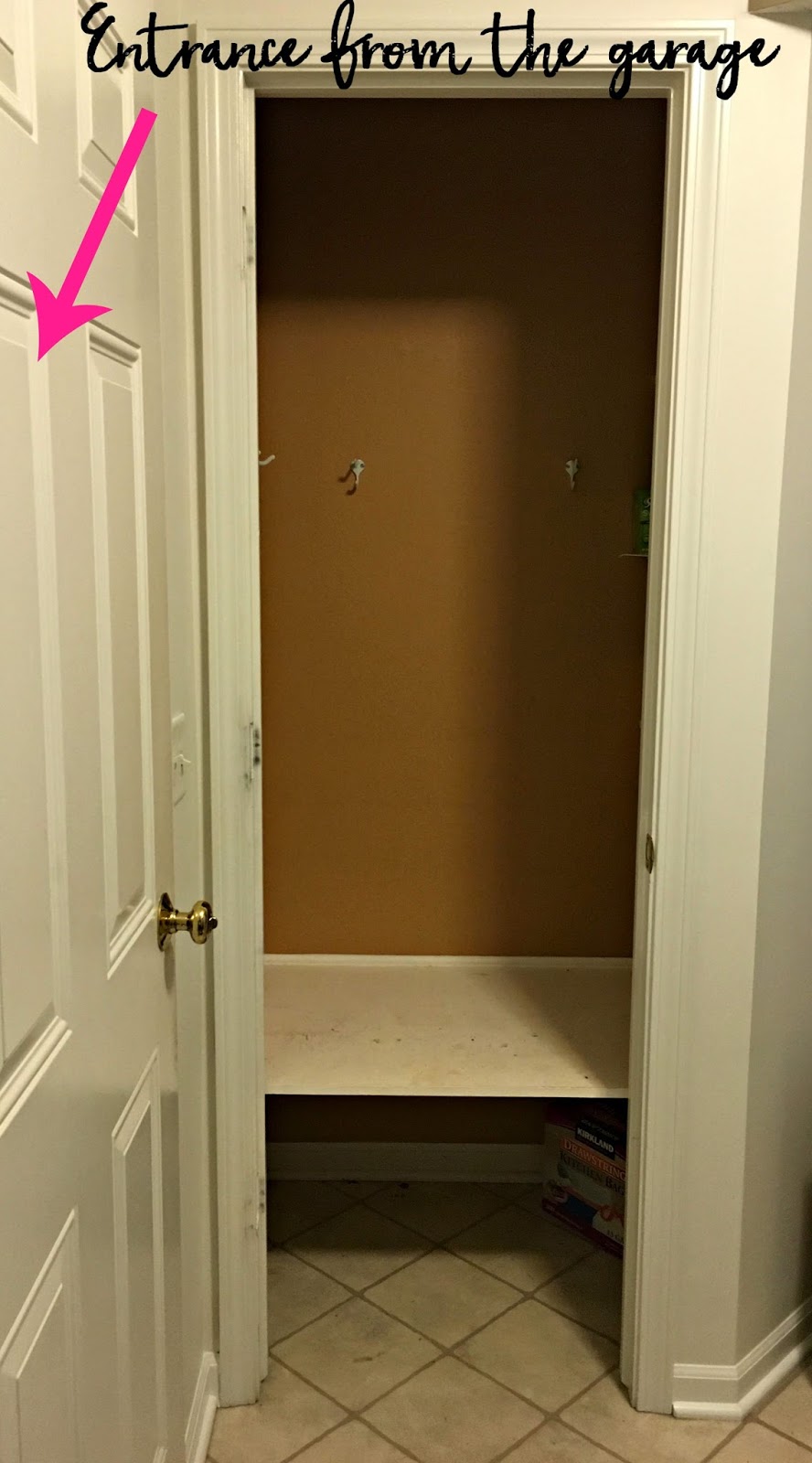 Restyle it Wright Back To School Organized Drop Zone Closet