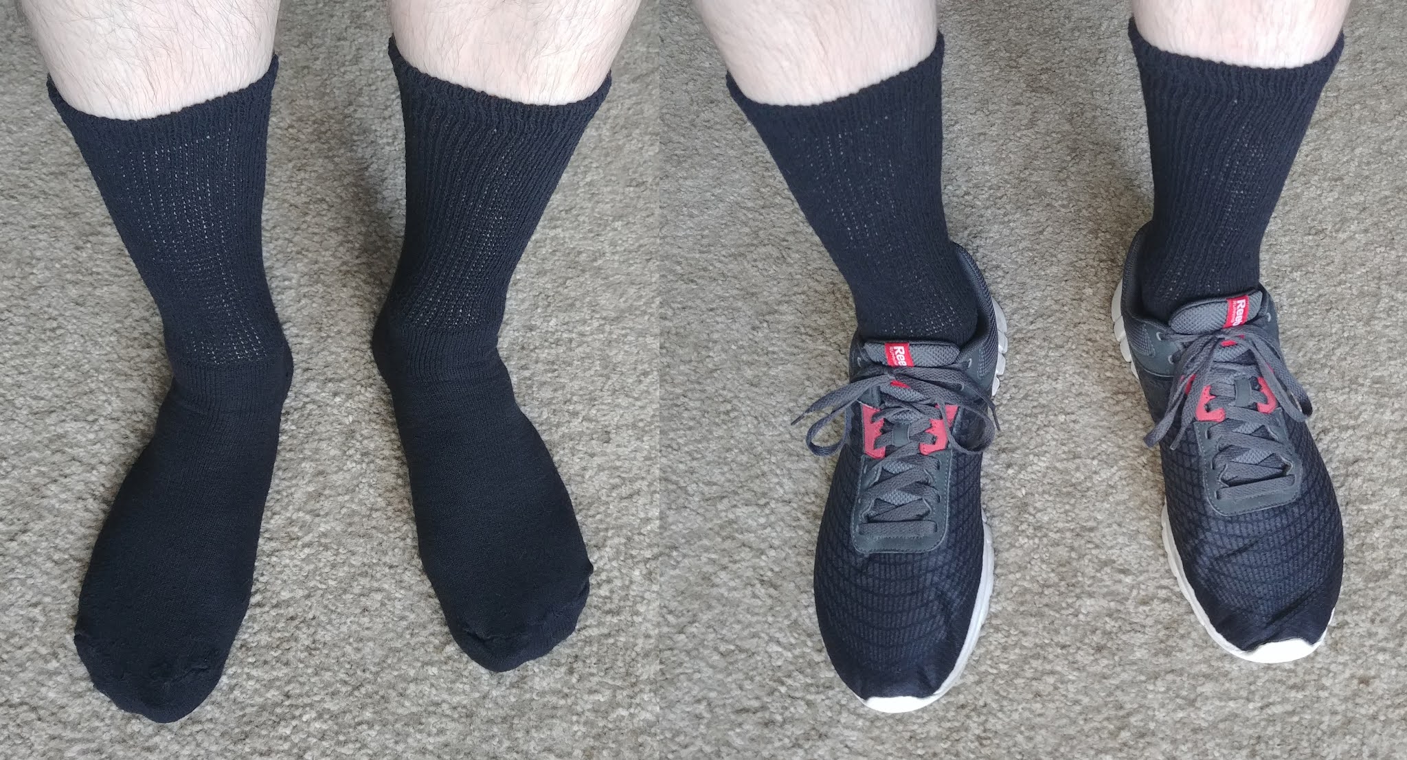 Review Diabetic Sock Club Crew Socks, UltraSoft Upper Calf, Over