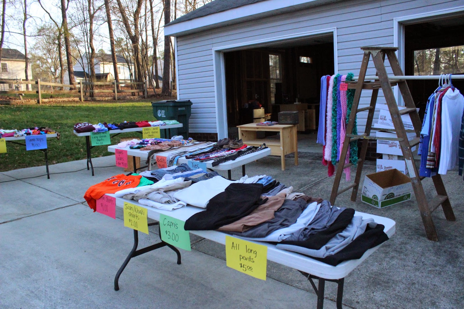 The Nolte Fam Our First Yard Sale