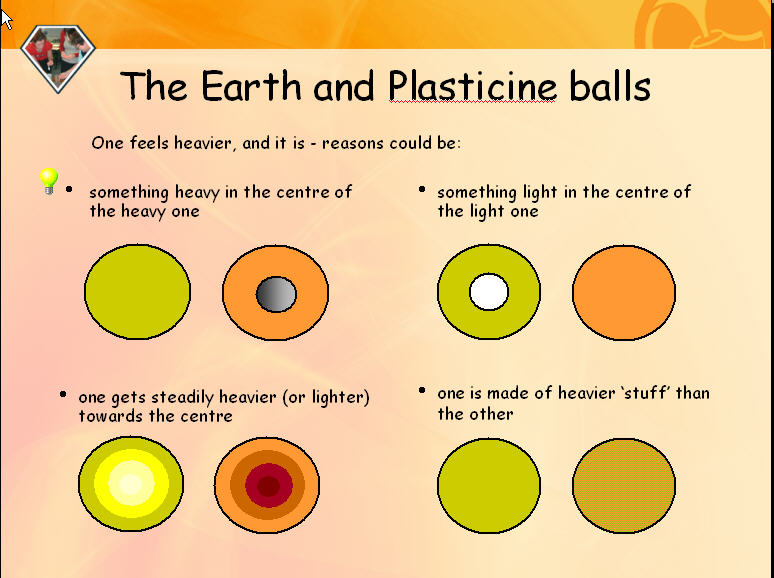 Earth Learning Idea From clay balls to the structure of the Earth