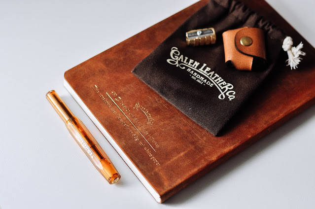 Review Galen Leather Co Handmade Leather Vintage Stationery | Agus ...