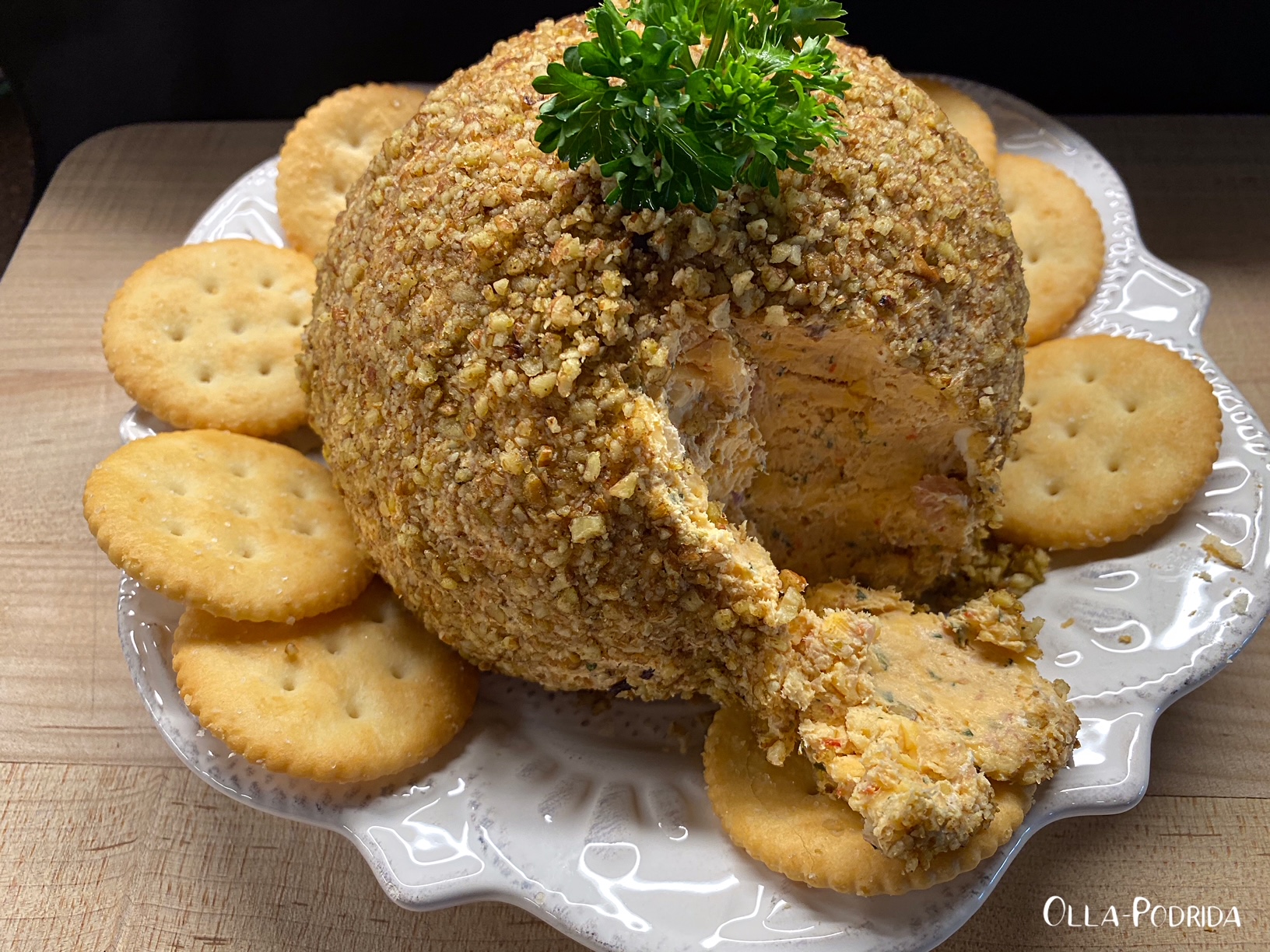 OllaPodrida Deviled Ham Cheese Ball