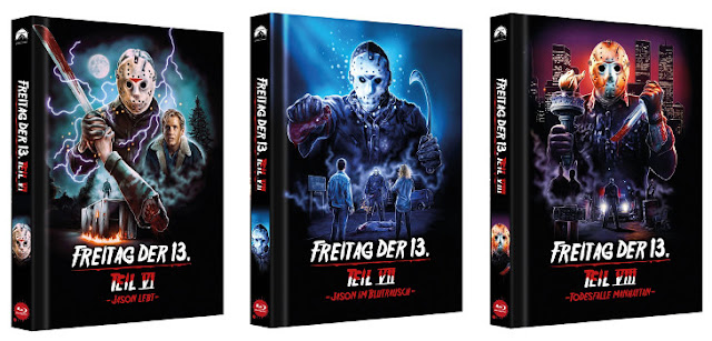 '84 Entertainment Releasing Media Book Blu-Rays Of 80's "Zombie Jason" Friday The 13th Films.