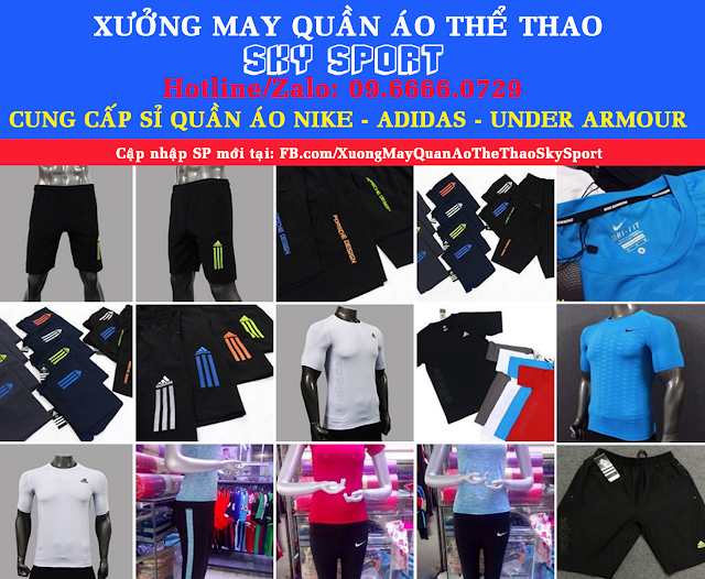 Cung Cap Si Va Le quần áo Adidas, Nike, Under Armour...(09.6666.0729) - 1