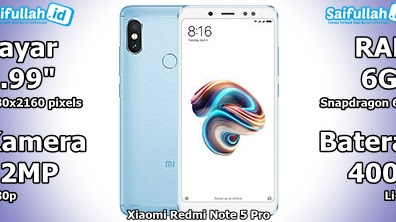 Xiaomi Redmi Note 5 Pro - Spesifikasi Lengkap Smartphone