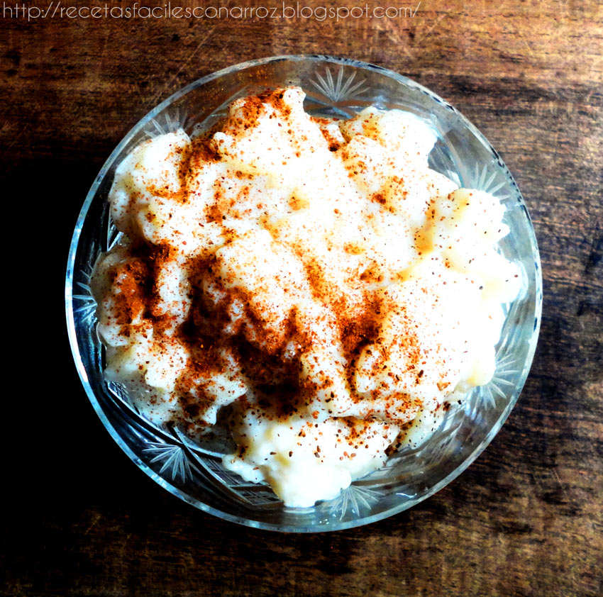arroz con leche sin lactosa