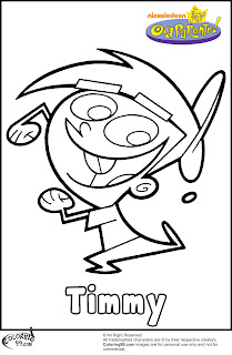 timmy fairly odd parents coloring pages