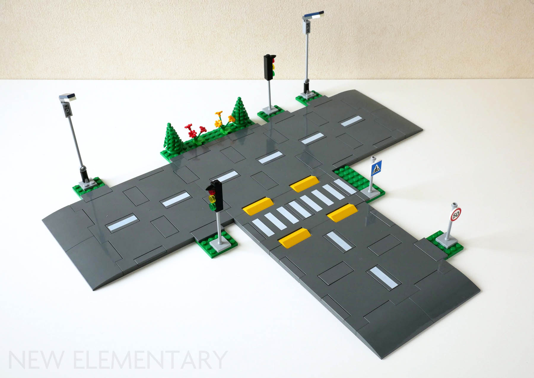 LEGO® City interview: the new Road Plates New Elementary: parts, sets and