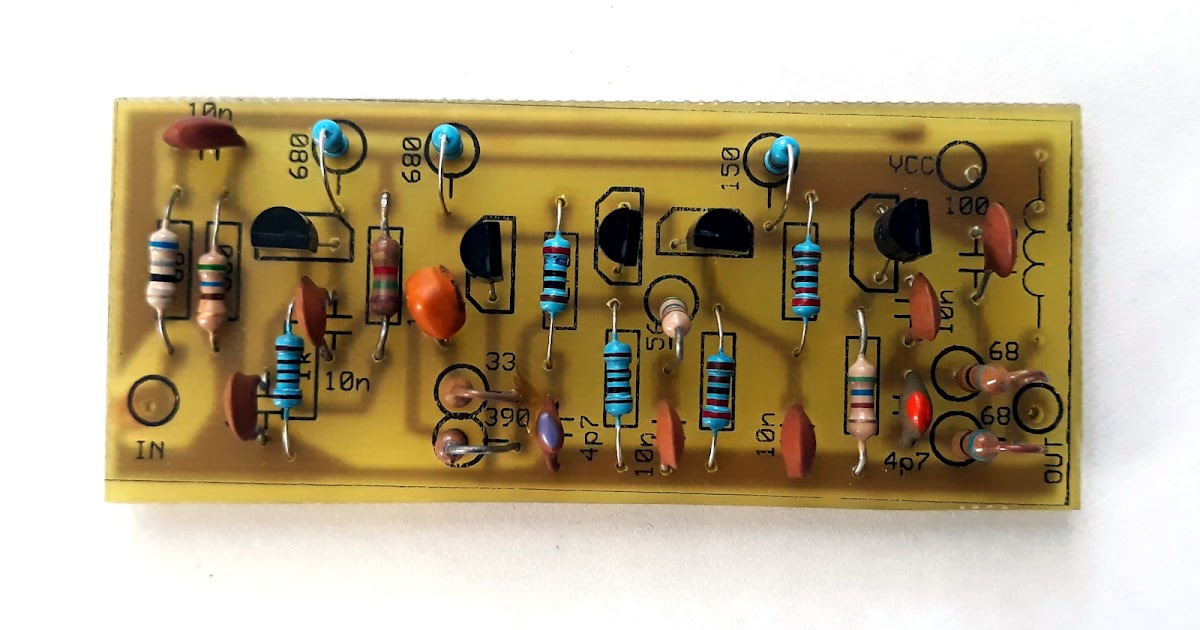 RF na pratica Amplificador de antena HF e VHF sem bobinas