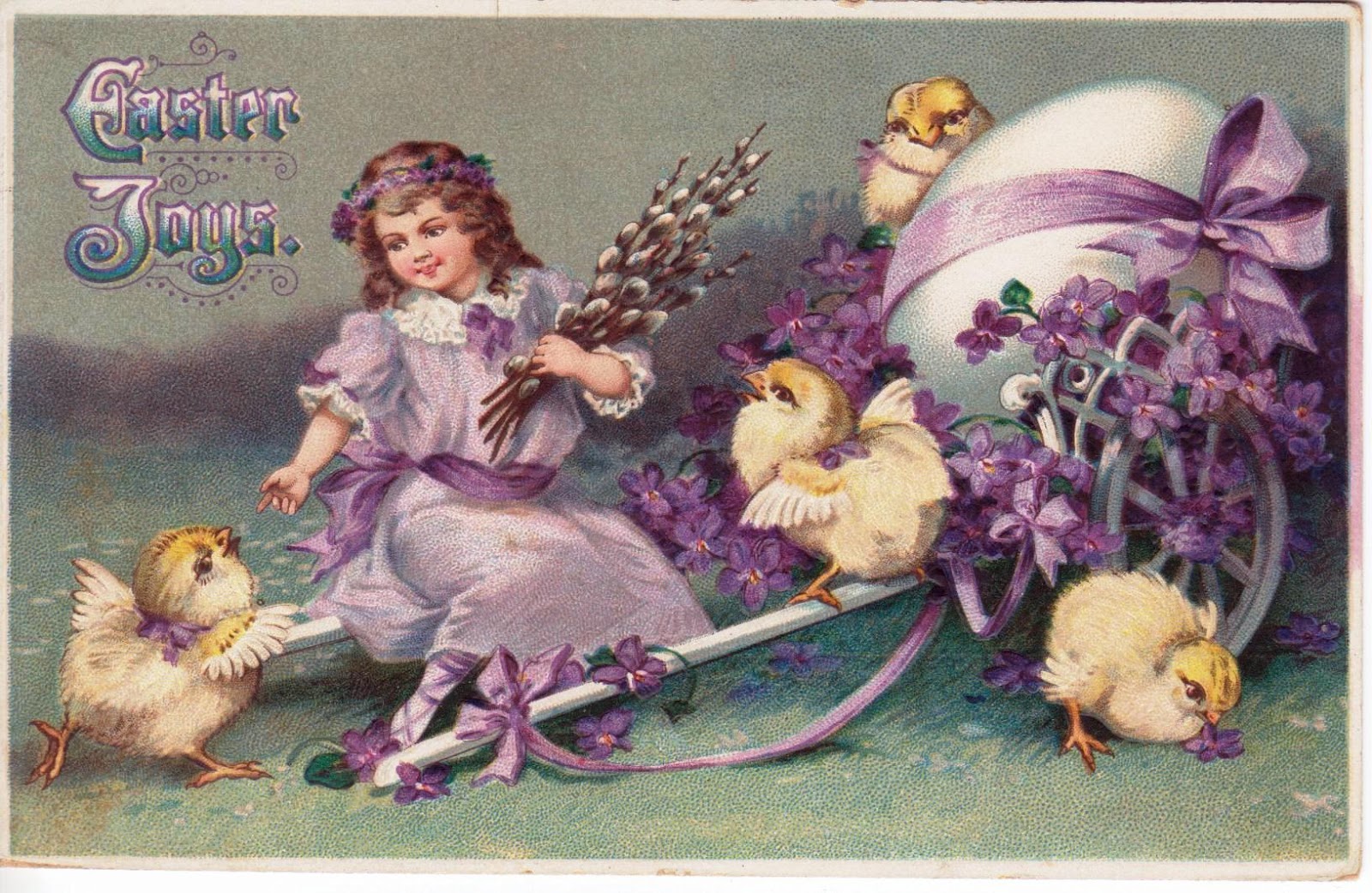 Maximum Embellishment VINTAGE EASTER POSTCARDS