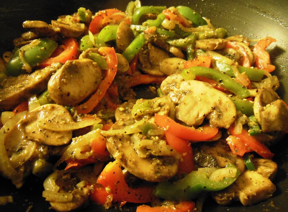 Chumkie's Kitchen : Stir-Fried Mushrooms and Peppers