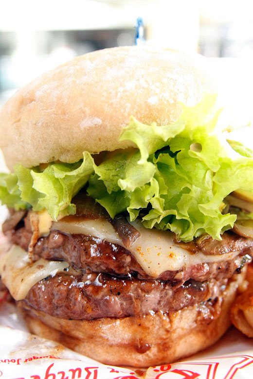Teddy's Bigger Burger Monster Kailua Burger Double Patty