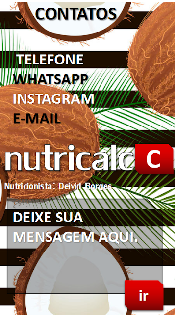 Calculadora Nutricionista - Nutricalc 2.9 Figura – Tela de Contatos | Calculadora Nutricionista.