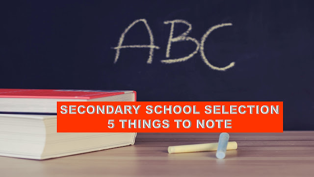 5 things to note on Secondary School Selection