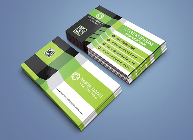 3D Business Card Template CorelDraw Design Cdr Vector Free Download