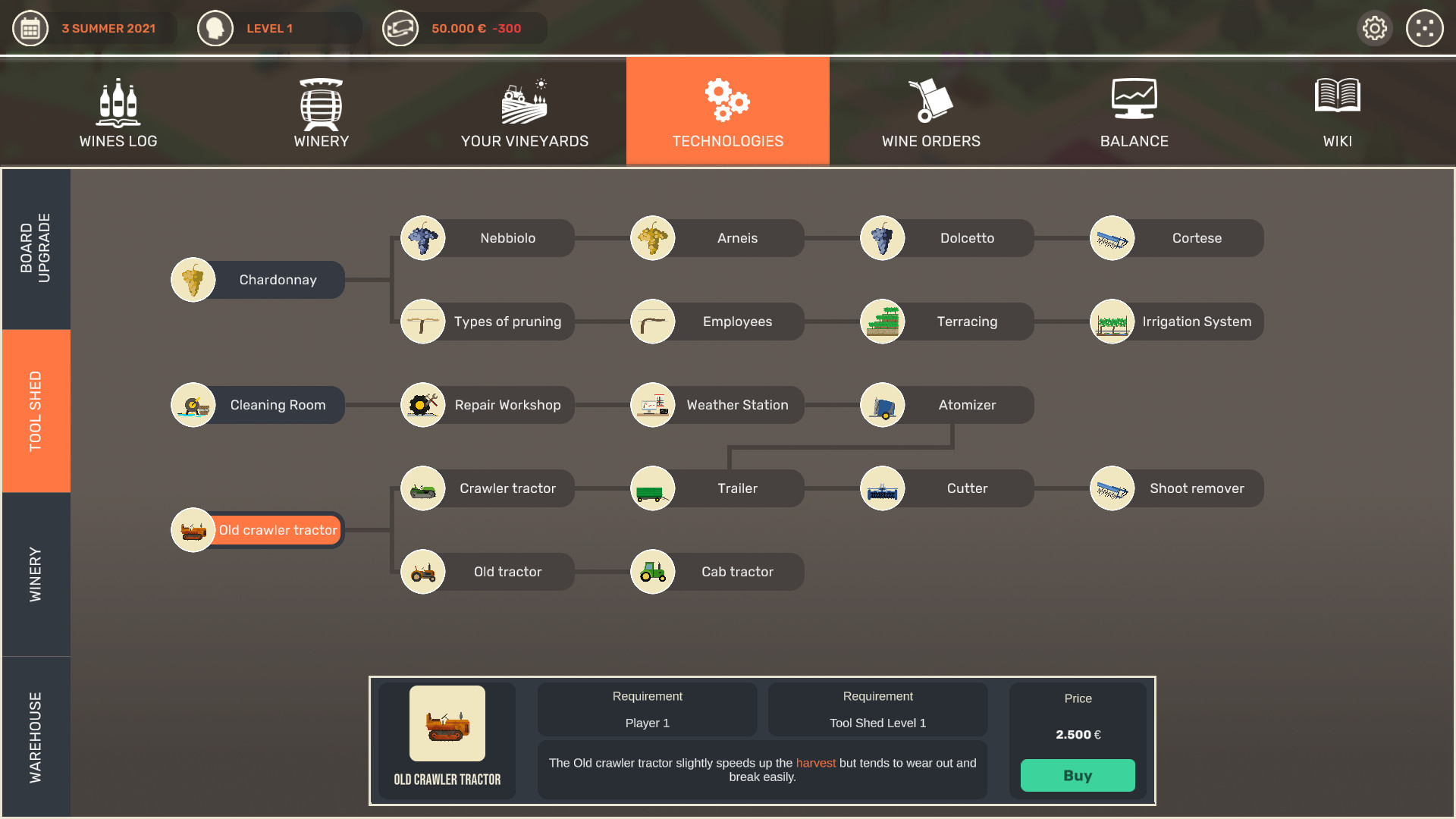 New Games HUNDRED DAYS WINEMAKING SIMULATOR (PC, Mac) The