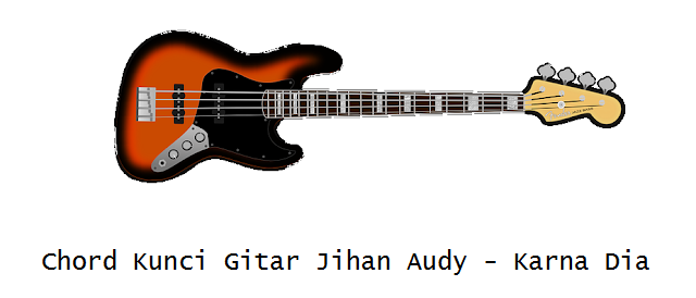 Chord Kunci Gitar Jihan Audy Karna Dia