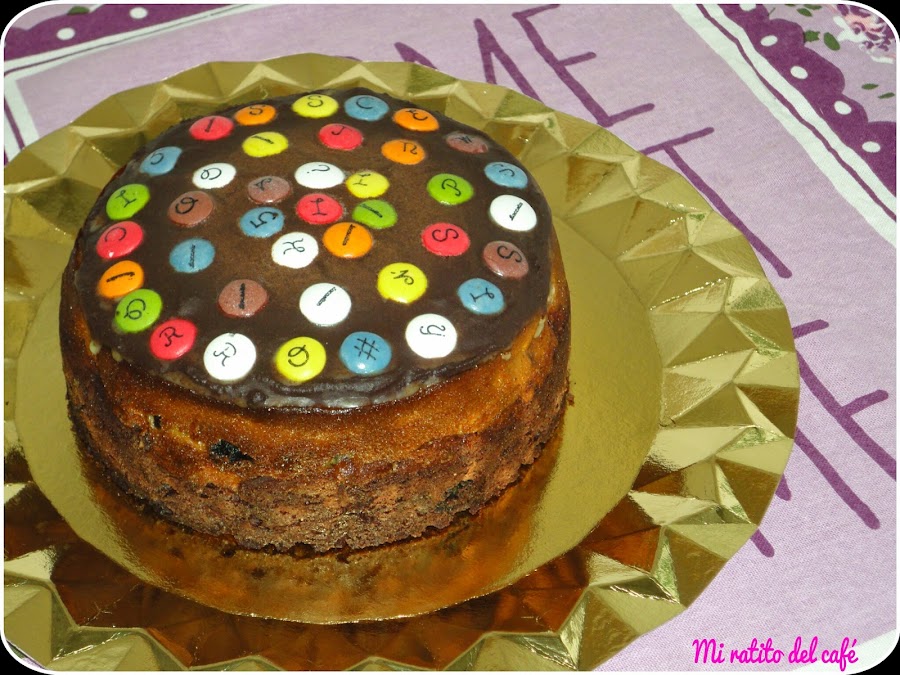 Cheesecake de oreo con base de brownie