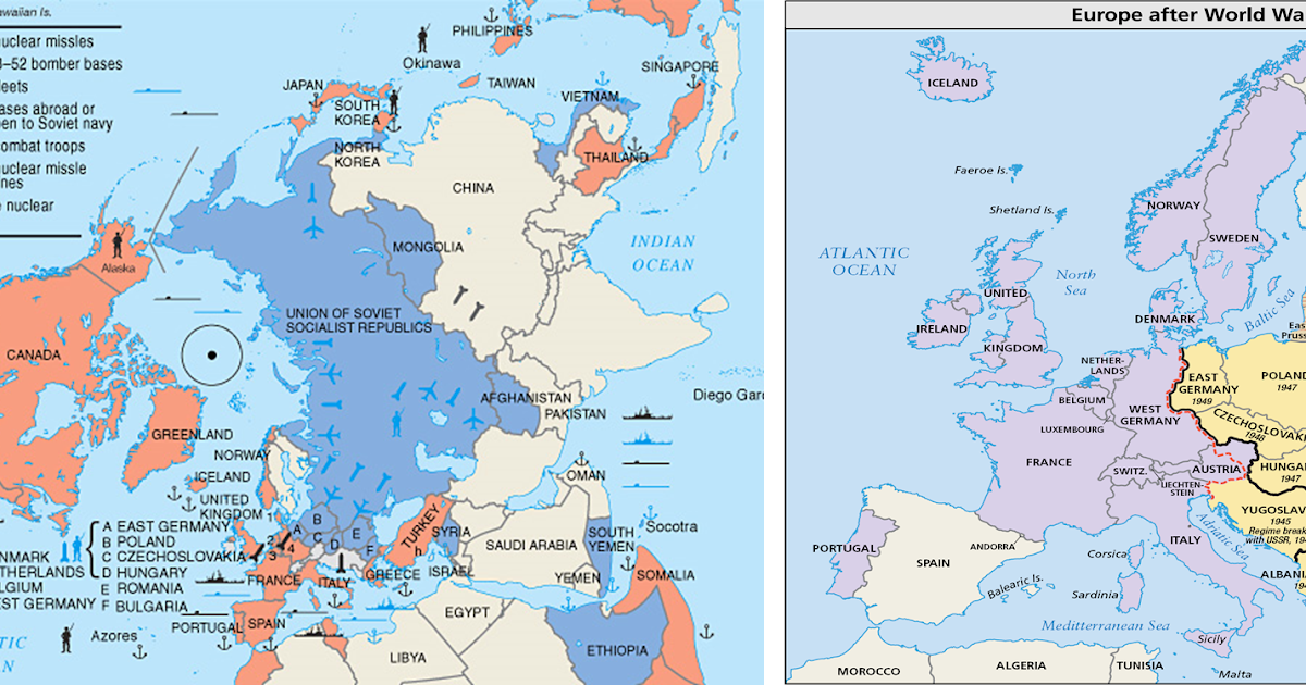 Военно политическая карта. Карта холодной войны. Мир после холодной войны. Политическая карта холодной войны.